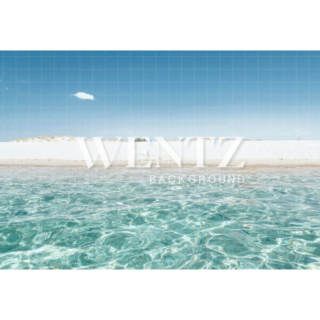 Fabric Photography Background Beach and Sea / Backdrop 1649