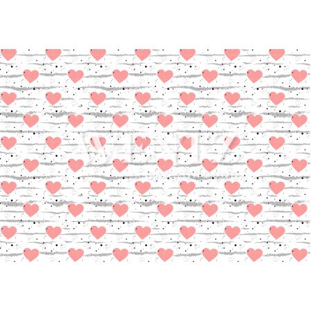 Fabric Photography Background Heart /  Backdrop 1689