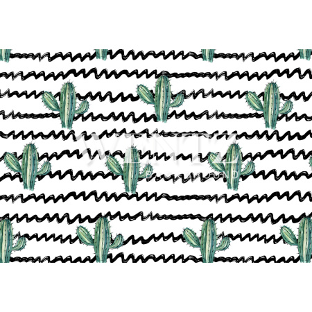 Fabric Photography Background Cactus / Backdrop 1690