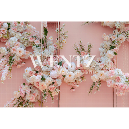 Fabric Photography Background Flower Arrangement / Backdrop 1738