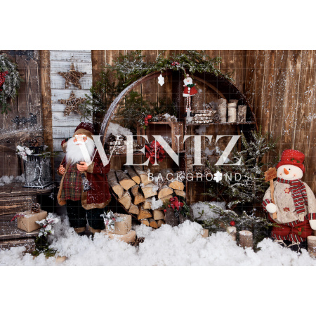Fabric Photography Background Christmas / Backdrop 1916