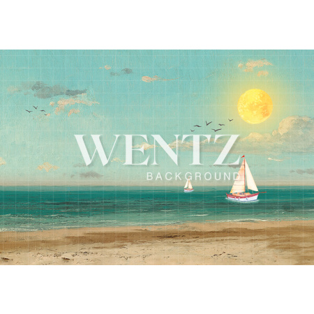 Fabric Photography Background Beach / Backdrop 2379