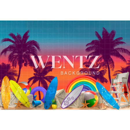 Fabric Photography Background Surfing / Backdrop 2383