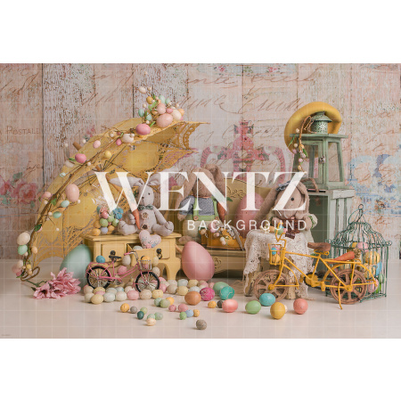 Fabric Photography Background Easter Candy Color / Backdrop 2412