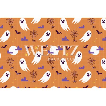 Fabric Photography Background Halloween Ghost / Backdrop 2456