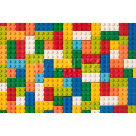 Fabric Photography Background Lego Wall / Backdrop 2529