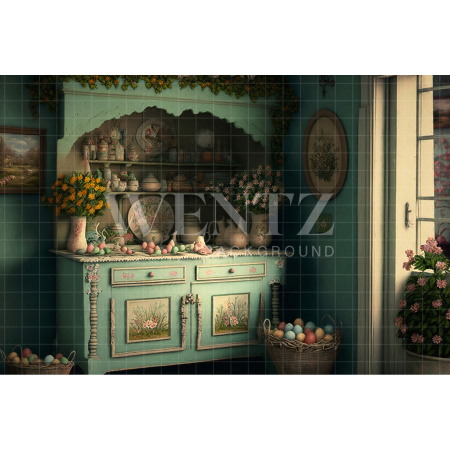 Fabric Photography Background Easter Scenario / Backdrop 2639