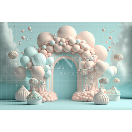 Fabric Photography Background Cake Smash Meringue / Backdrop 2669