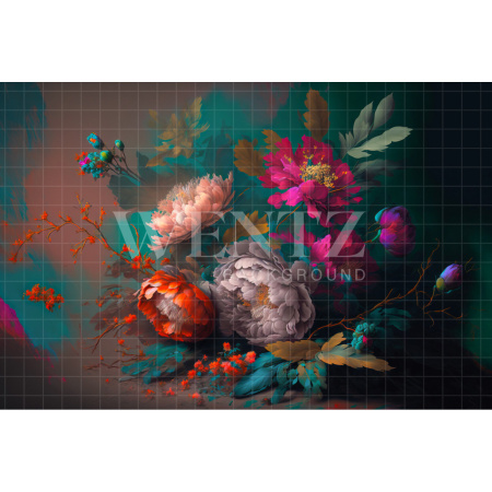 Fabric Photography Background Floral Fine Art / Backdrop 2737