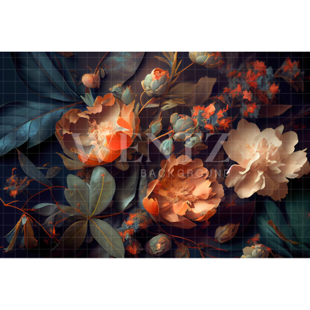 Fabric Photography Background Floral Fine Art / Backdrop 2739