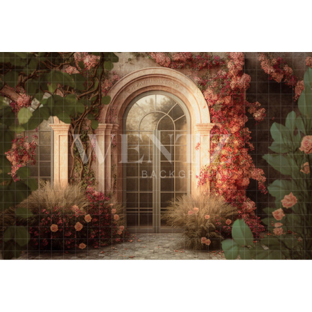 Fabric Photography Background Mother's Day Scenery White Window / Backdrop 2745