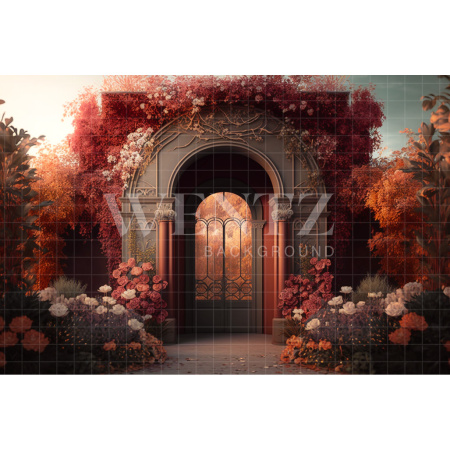 Fabric Photography Background Mother's Day Spring Garden / Backdrop 2751