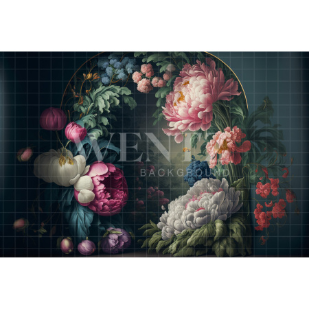 Fabric Photography Background Floral Fine Art / Backdrop 2784