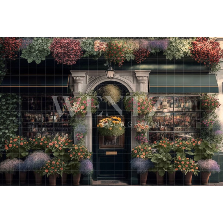 Fabric Photography Background Mother's Day Shop / Backdrop 2823