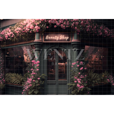 Fabric Photography Background Beauty Shop / Backdrop 2828