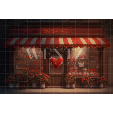 Fabric Photography Background Flower Shop / Backdrop 2835