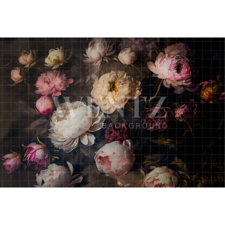 Fabric Photography Background Floral Fine Art / Backdrop 2909