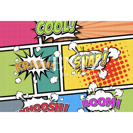 Fabric Photography Background Super Hero / Backdrop 291