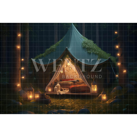 Fabric Photography Background Camping / Backdrop 3273