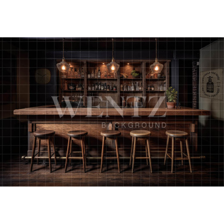 Fabric Photography Background Vintage Bar / Backdrop 3332