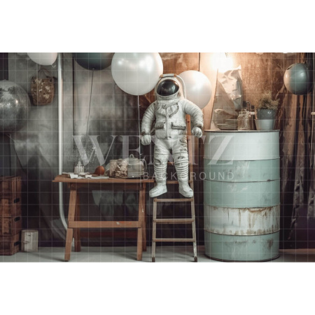 Fabric Photography Background Astronaut / Backdrop 3360