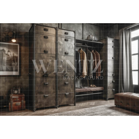 Fabric Photography Background Dads Room / Backdrop 3394