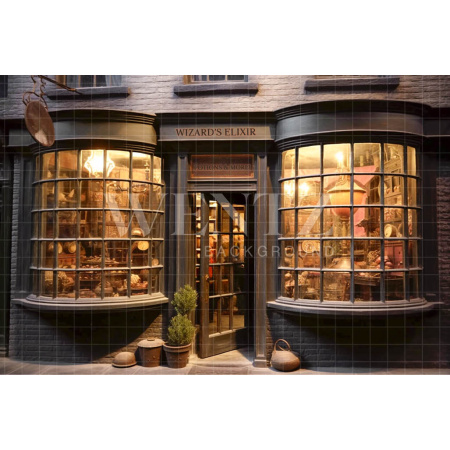 Fabric Photography Background Potion Shop / Backdrop 3465