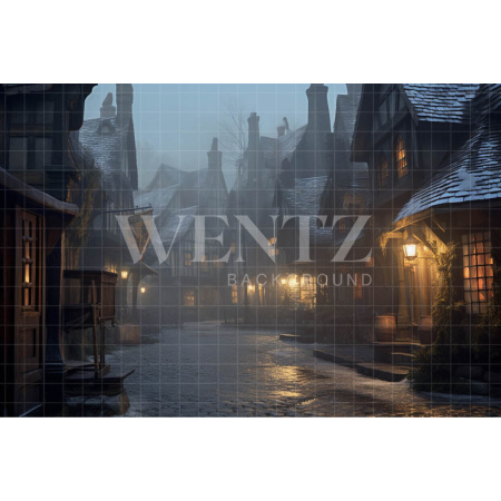 Fabric Photography Background Magic Village / Backdrop 3481