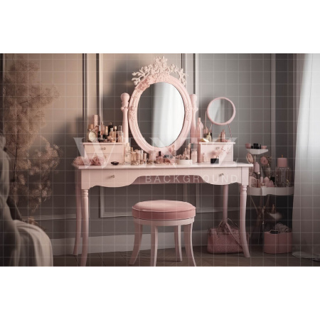Fabric Photography Background Princess Dressing Table / Backdrop 3516