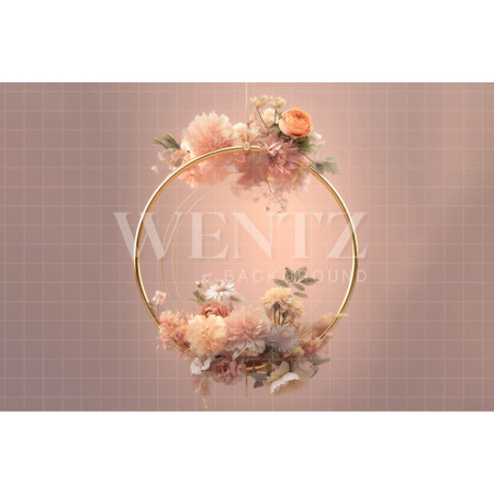 Fabric Photography Background Floral Arch / Backdrop 3577