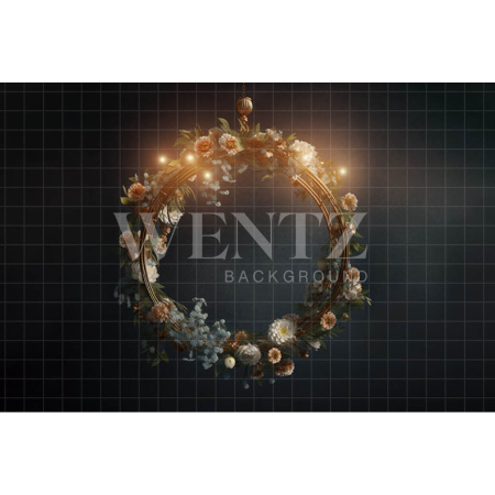 Fabric Photography Background Floral Arch / Backdrop 3578