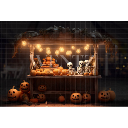 Fabric Photography Background Halloween Stand / Backdrop 3708