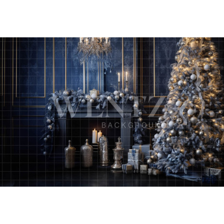 Fabric Photography Background Christmas Scenario / Backdrop 3876