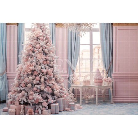 Fabric Photography Background Pastel Colors Christmas Set / Backdrop 3916