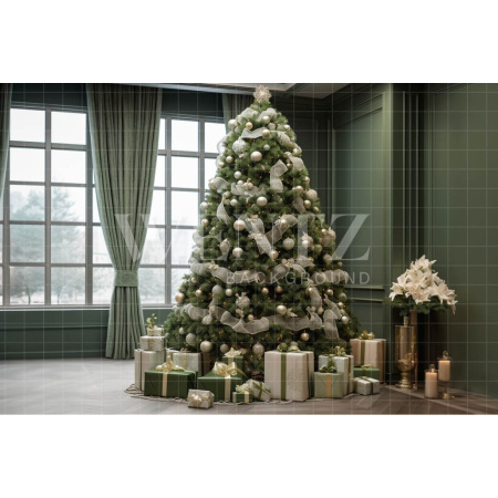 Fabric Photography Background Christmas Set / Backdrop 3934