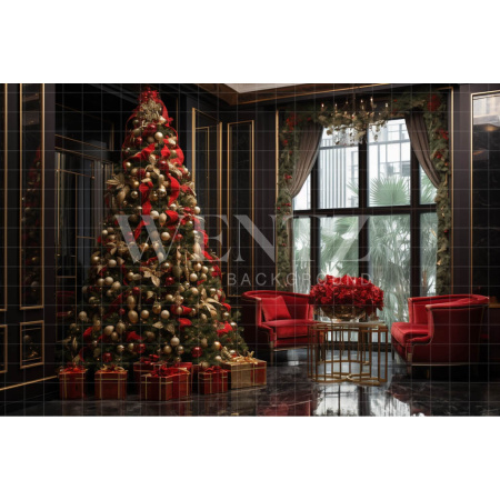 Fabric Photography Background Luxury Christmas Set / Backdrop 3940
