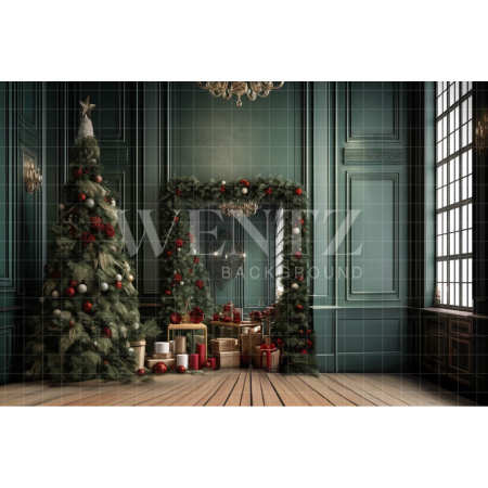 Fabric Photography Background Christmas Decoration / Backdrop 3982
