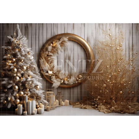 Fabric Photography Background Christmas Decoration / Backdrop 4011