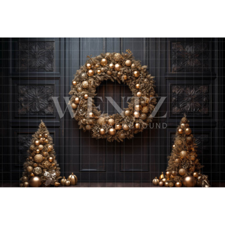 Fabric Photography Background Christmas Set / Backdrop 4037