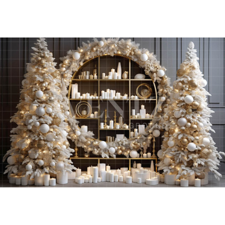 Fabric Photography Background Christmas Decoration / Backdrop 4046