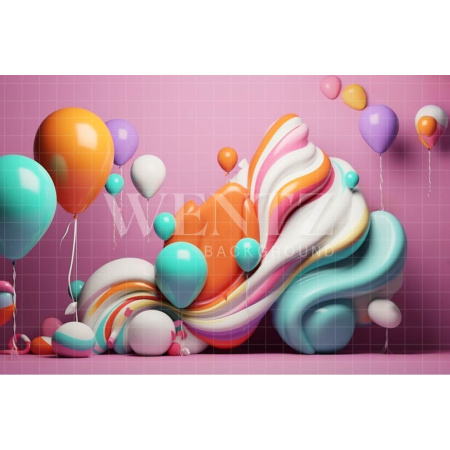 Fabric Photography Background Colorful Set / Backdrop 4097