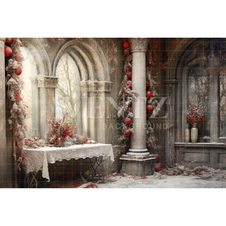 Fabric Photography Background Christmas Set / Backdrop 4221