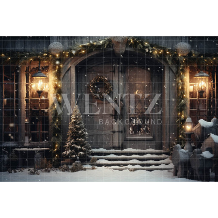 Fabric Photography Background Rustic Facade / Backdrop 4291