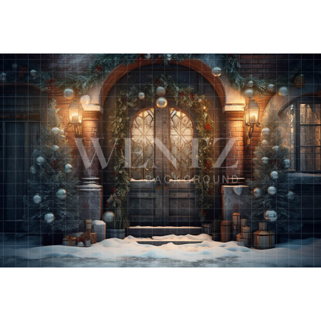 Fabric Photography Background Rustic Facade / Backdrop 4292