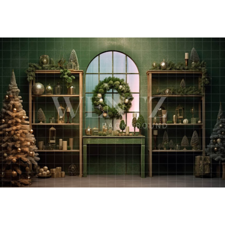 Fabric Photography Background Christmas Set / Backdrop 4322