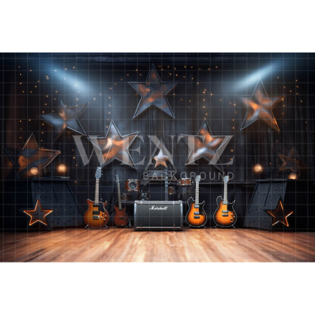 Fabric Photography Background Rockstar / Backdrop 4853