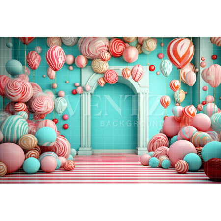 Fabric Photography Background Candy Color Sweets / Backdrop 4881
