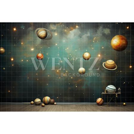 Fabric Photography Background Planets / Backdrop 4903