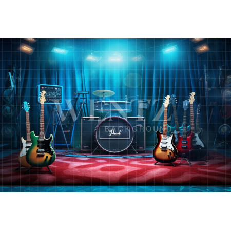 Fabric Photography Background Rockstar / Backdrop 4912