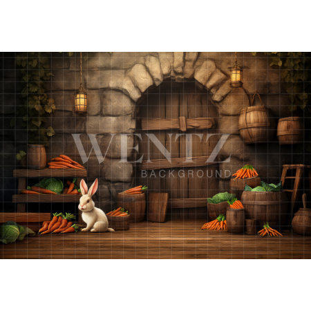 Fabric Photography Background Easter Scenery / Backdrop 5204